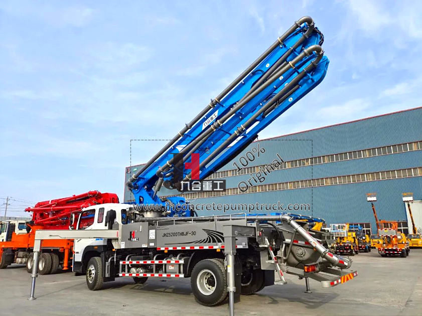 Jiuhe upgrading 30m concrete pump truck is hot selling