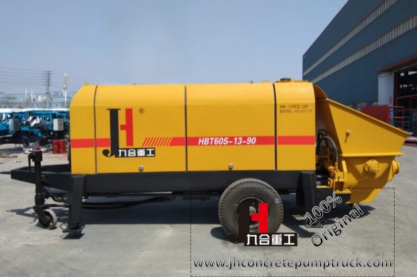 What are the construction characteristics of Trailer Concrete Pump?