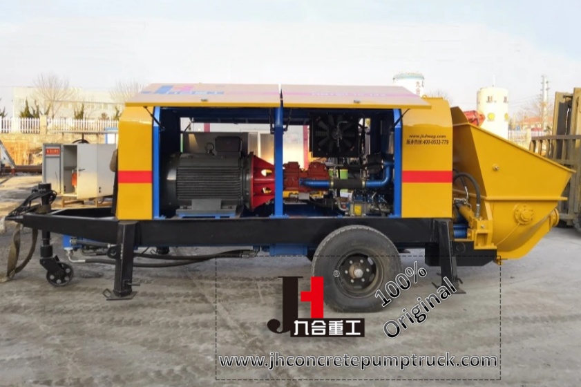 What are the construction characteristics of Trailer Concrete Pump?