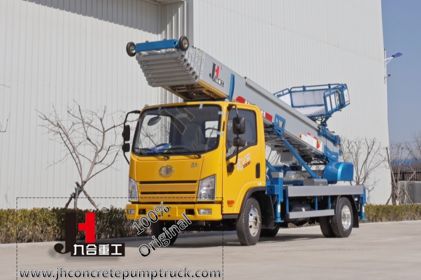 Operation and use of Ladder lift truck