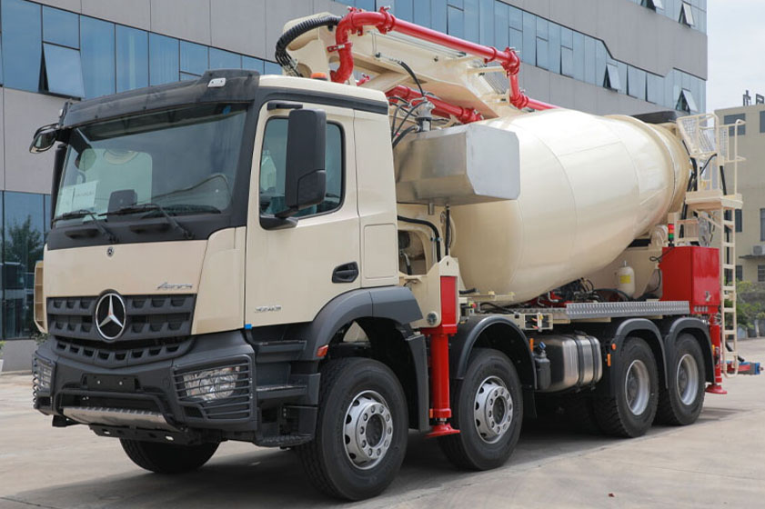 How to operate a mixing pump truck