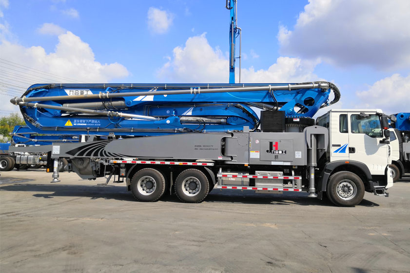 How to handle slow Boom action  of concrete pump truck