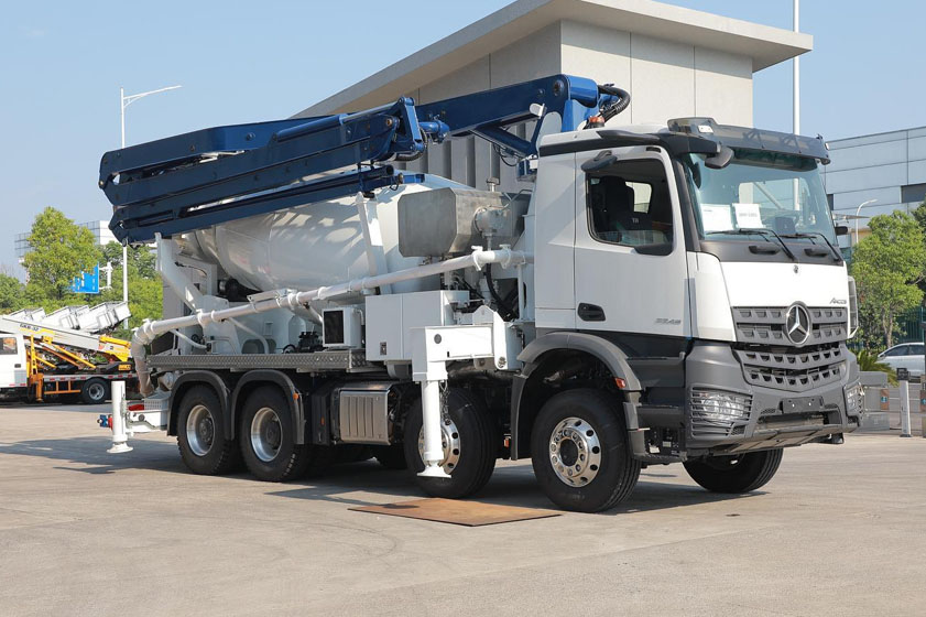 Specifications for the use of concrete mixer pumps and boom pumps