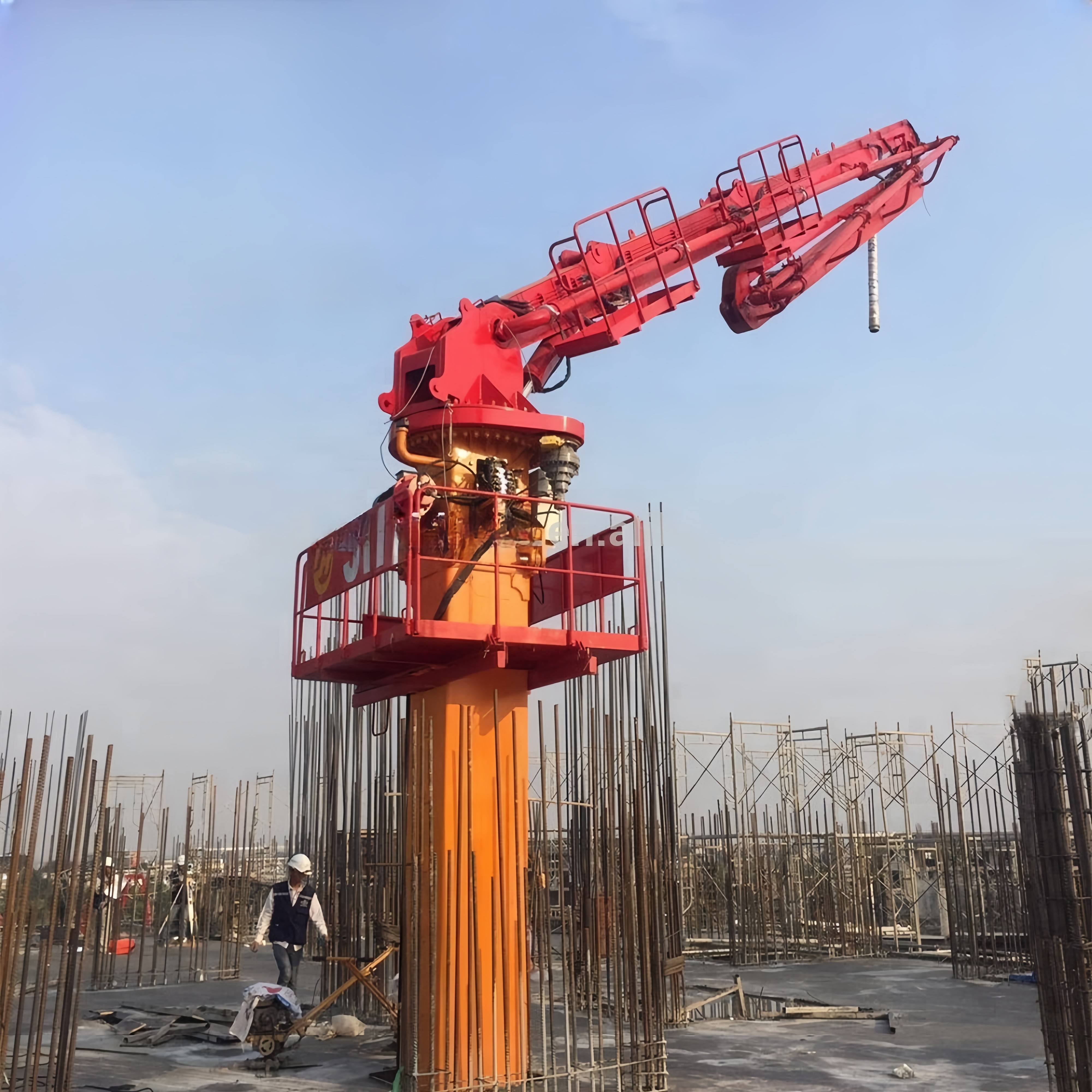 Self climb concrete placing boom introduction Self climb concrete placing boom introduction