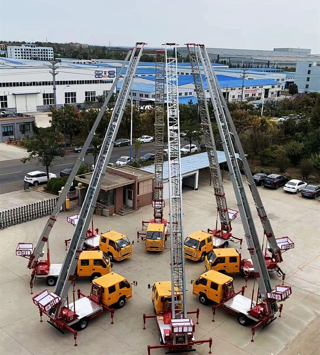 Jiuhe ladder trucks continue to enjoy strong sales.