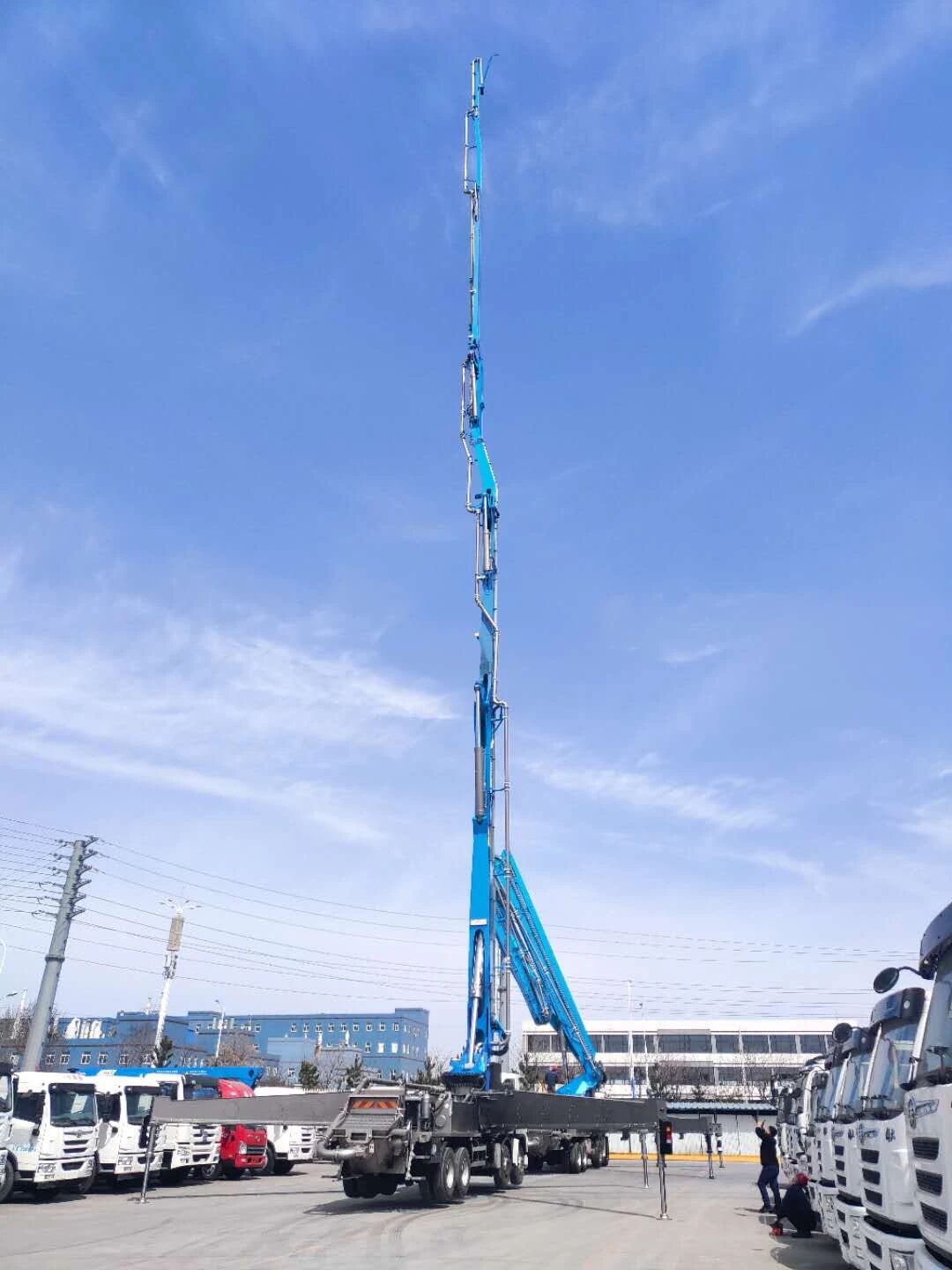 Concrete Pump Truck Parking