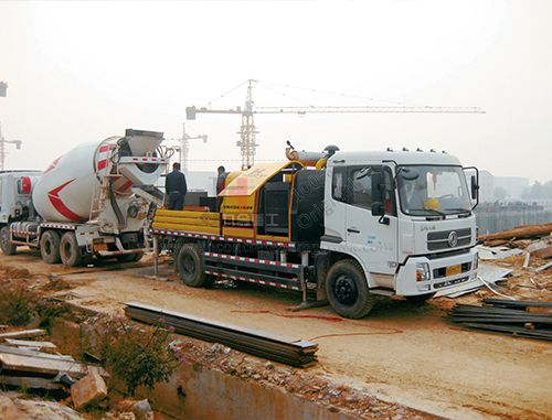 HBC100 truck mounted concrete pump