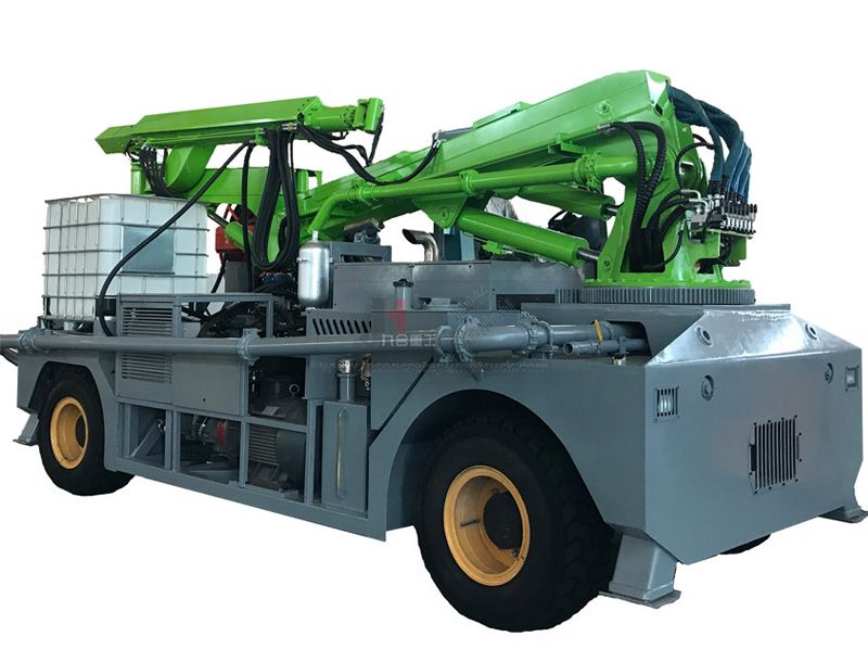 JHGHP30 Engineering chassis wet shotcrete machine