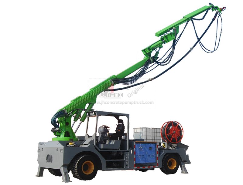 JHGHP30 Engineering chassis wet shotcrete machine