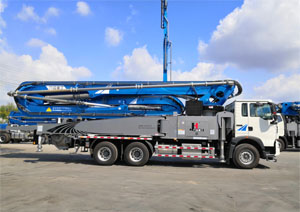 How to handle slow Boom action  of concrete pump truck