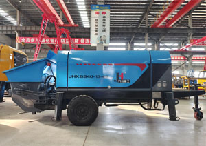 Working principle of trailer concrete pump