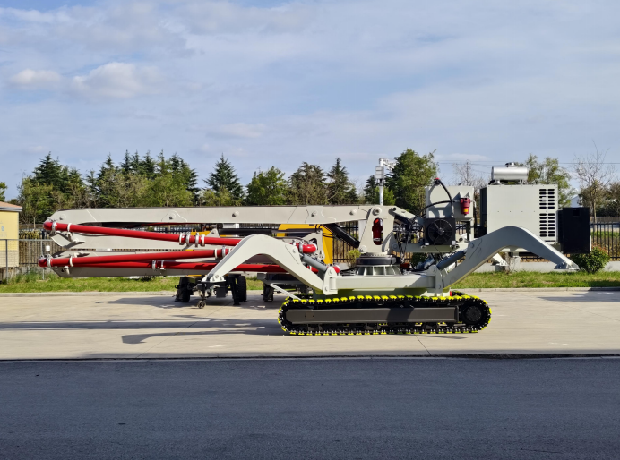 HGL23-4M Crawler hydraulic concrete placing boom