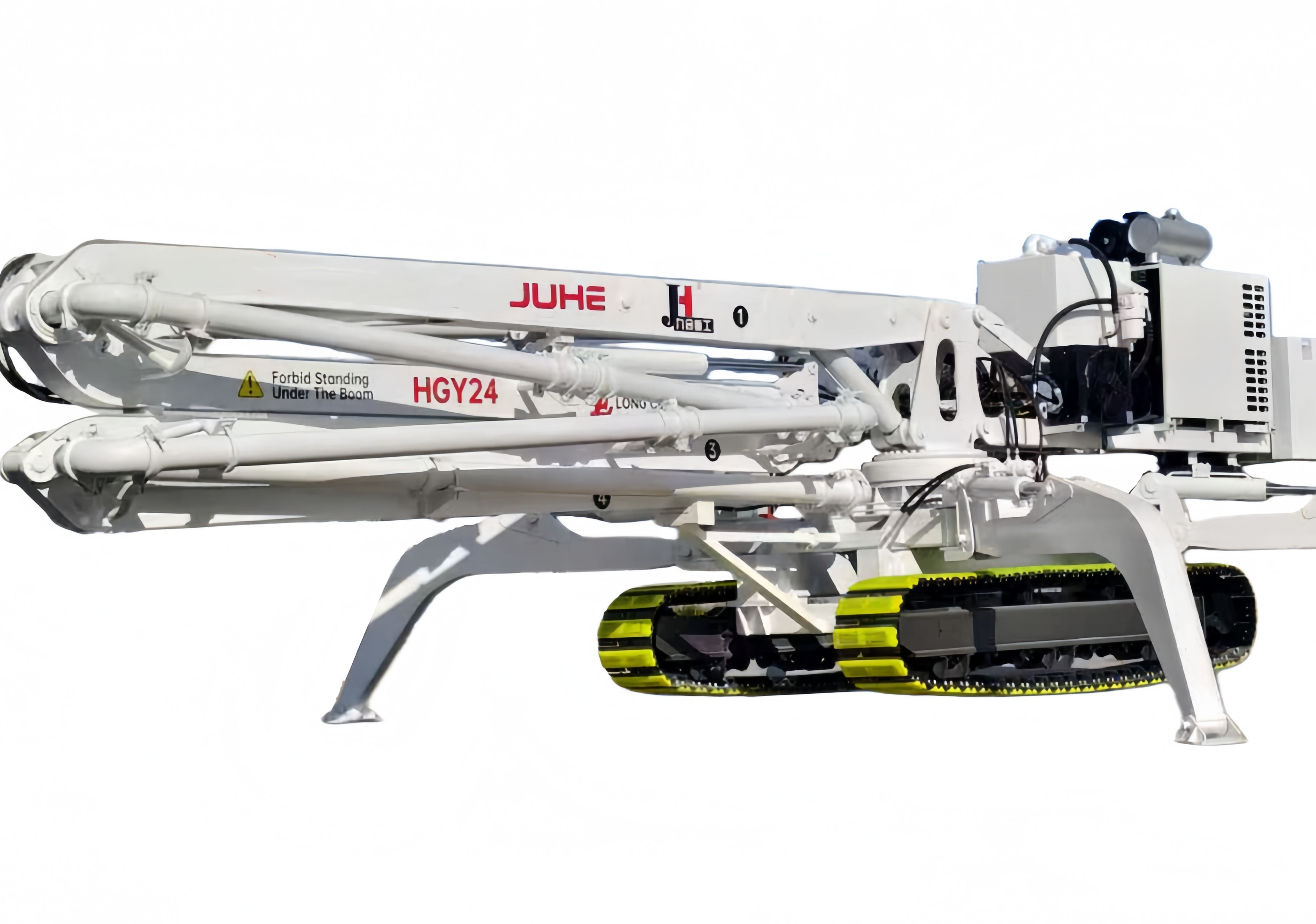 HGL23-4M Crawler hydraulic concrete placing boom