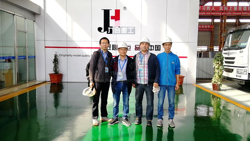 Algeria clients visited JIUHE factory