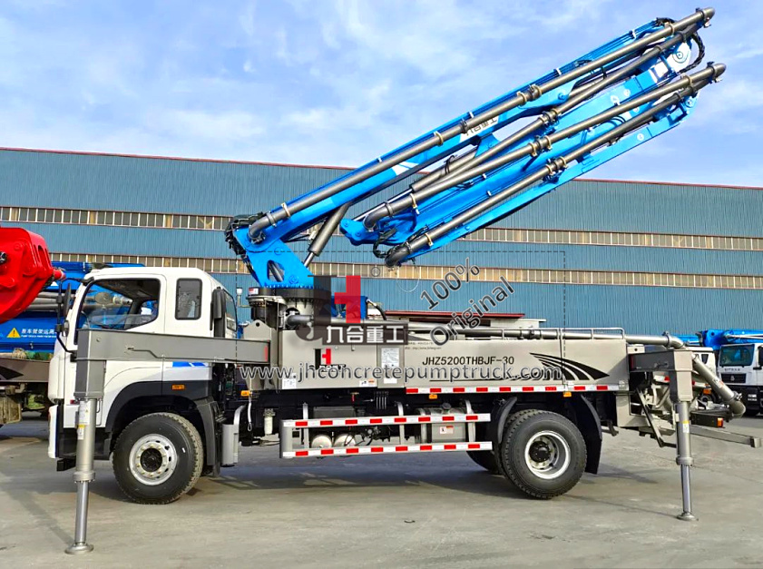 Jiuhe upgrading 30m concrete pump truck is hot selling